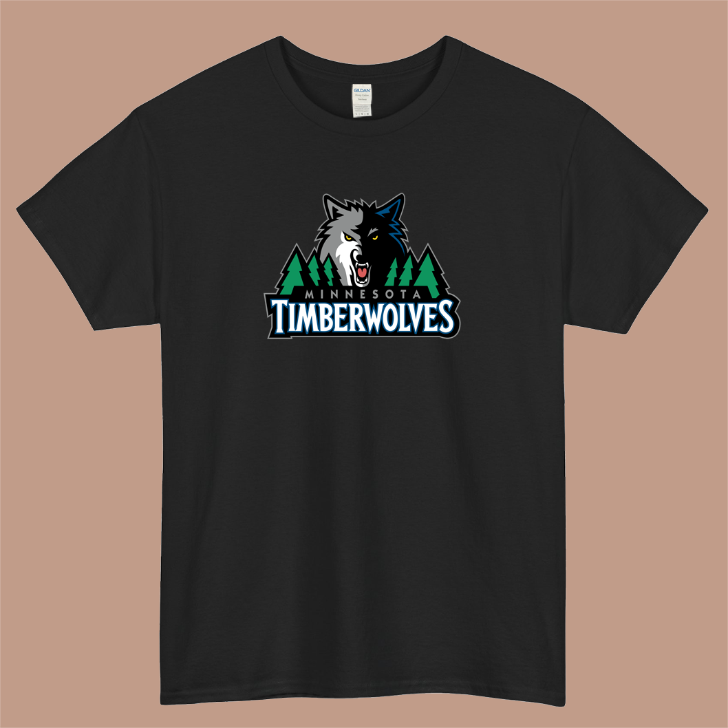 Minnesota Timberwolves Logo Mens Unisex Short Sleeve T-Shirt Size S-3XL