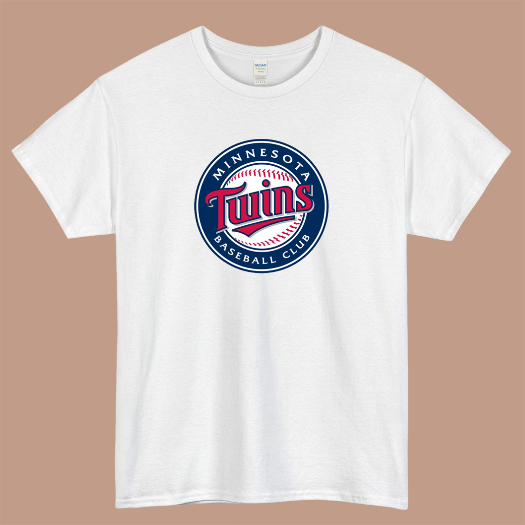 Minnesota Twins Logo Mens Unisex Short Sleeve T-Shirt Size S-3XL - P