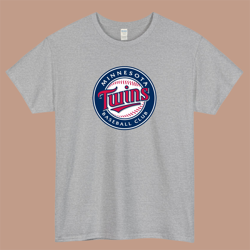 Minnesota Twins Logo Mens Unisex Short Sleeve T-Shirt Size S-3XL - P