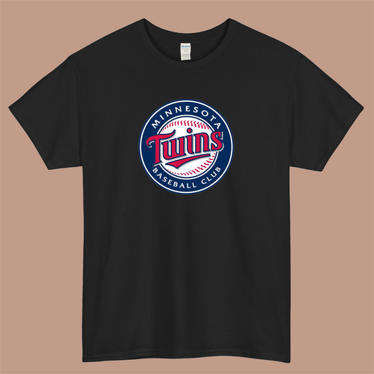 Minnesota Twins Logo Mens Unisex Short Sleeve T-Shirt Size S-3XL - P
