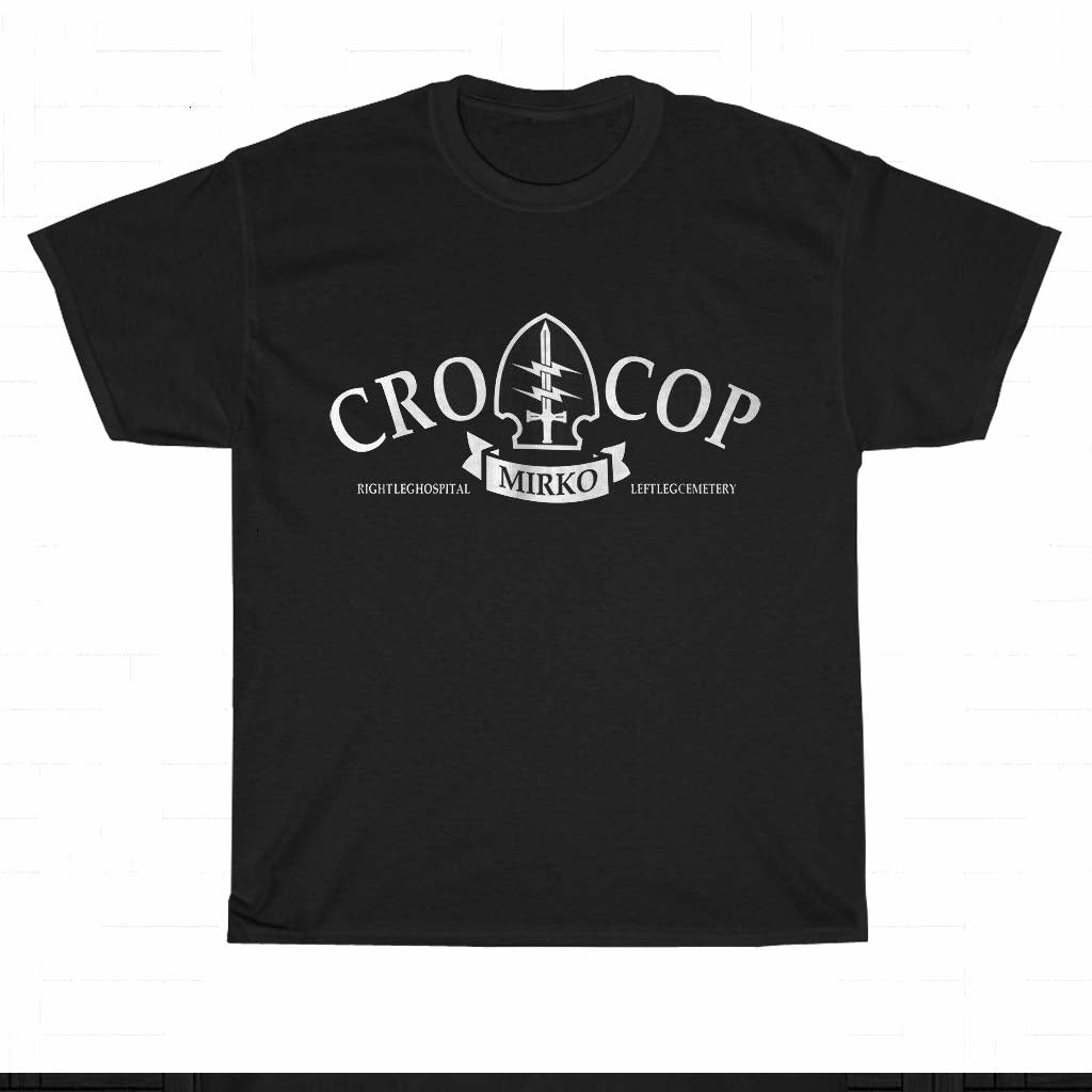 Mirko Cro Cop logo Men's Unisex T Shirt Size S to 3XL