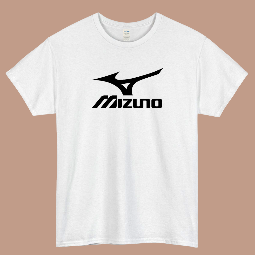 Mizuno Logo Mens Unisex Short Sleeve T-Shirt Size S-3XL