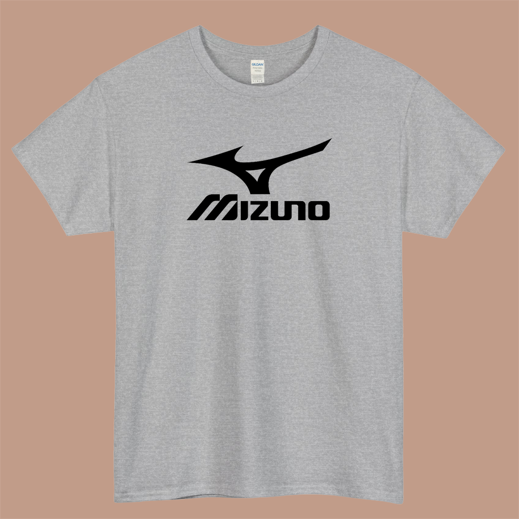 Mizuno Logo Mens Unisex Short Sleeve T-Shirt Size S-3XL
