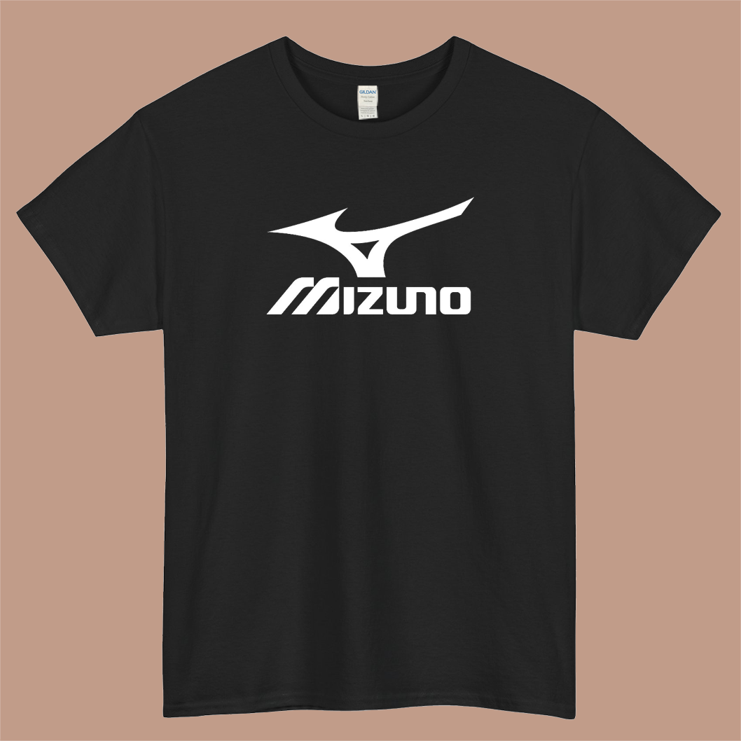 Mizuno Logo Mens Unisex Short Sleeve T-Shirt Size S-3XL