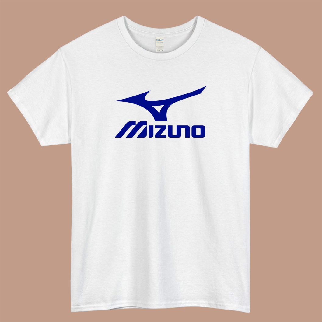 Mizuno Logo Mens Unisex Short Sleeve T-Shirt Size S-3XL