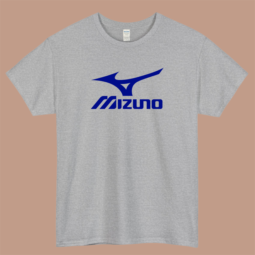 Mizuno Logo Mens Unisex Short Sleeve T-Shirt Size S-3XL