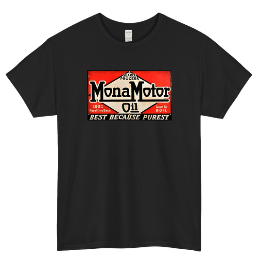 Mona Motor Oil Logo Mens Unisex Short Sleeve T-Shirt Size S-3XL - P