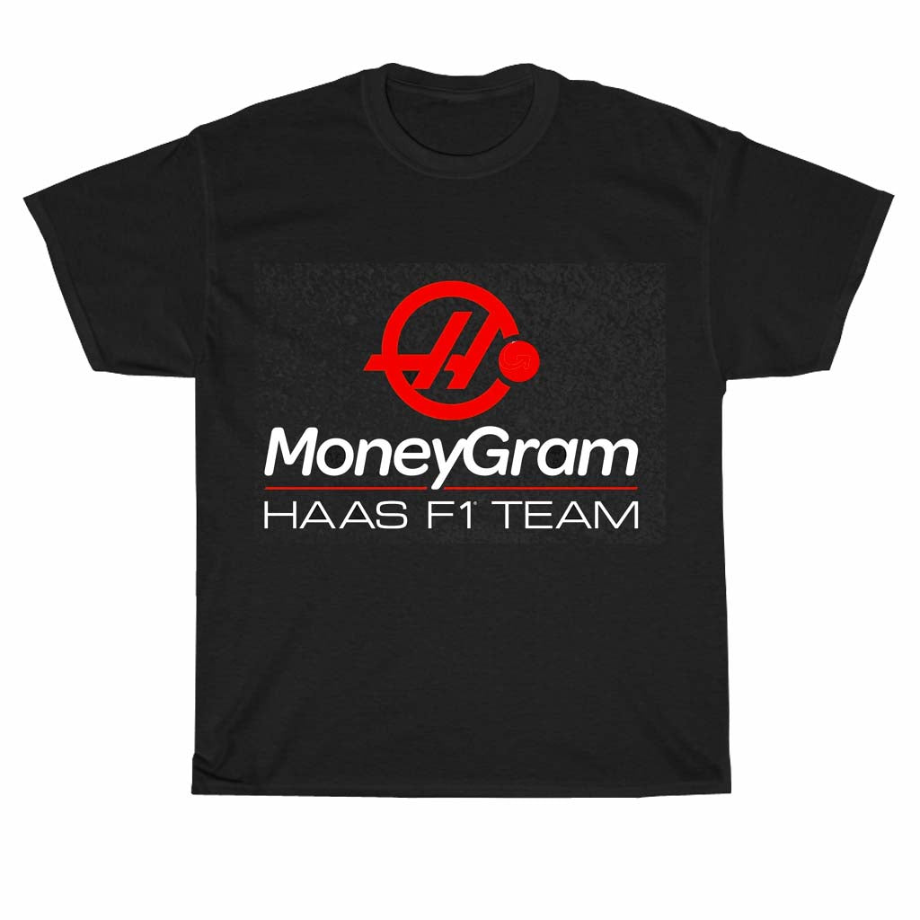 MoneyGram Haas F1 Team Logo Men's Unisex T Shirt Size S to 3XL