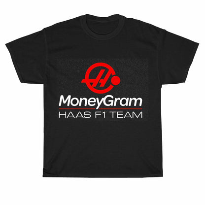 MoneyGram Haas F1 Team Logo Men's Unisex T Shirt Size S to 3XL