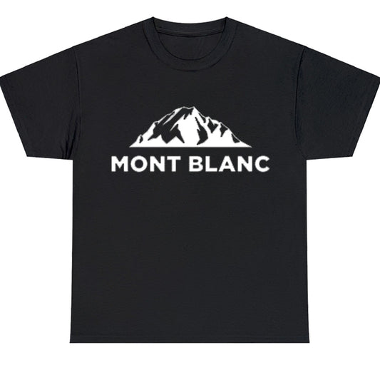 Mont Blanc Logo Men's Unisex T Shirt Size S to 3XL
