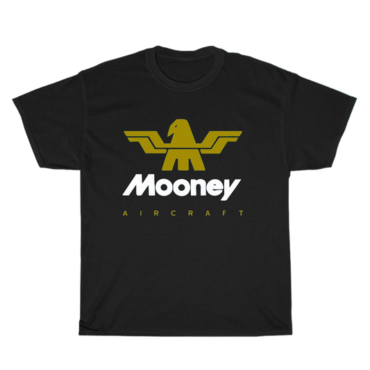 Mooney Aircraft Logo Men's Unisex T Shirt Size S to 3XL
