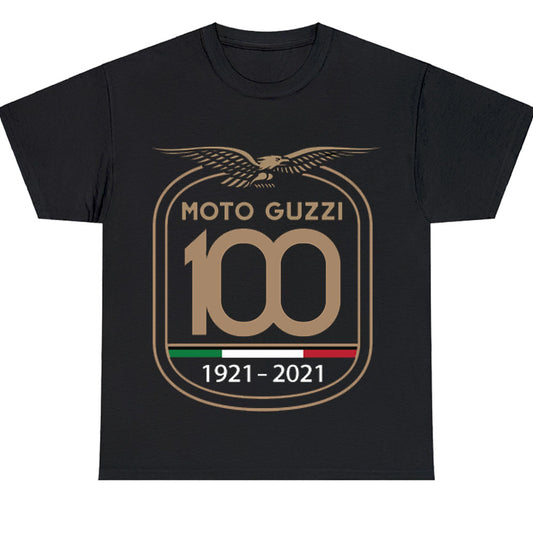 Moto Guzzi Motorcycle Logo Men's Unisex T Shirt Size S to 3XL