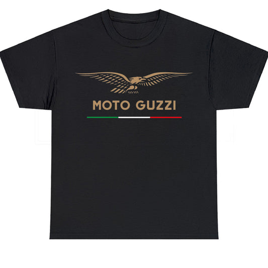Moto Guzzi Motorcycle Logo Men's Unisex T Shirt Size S to 3XL