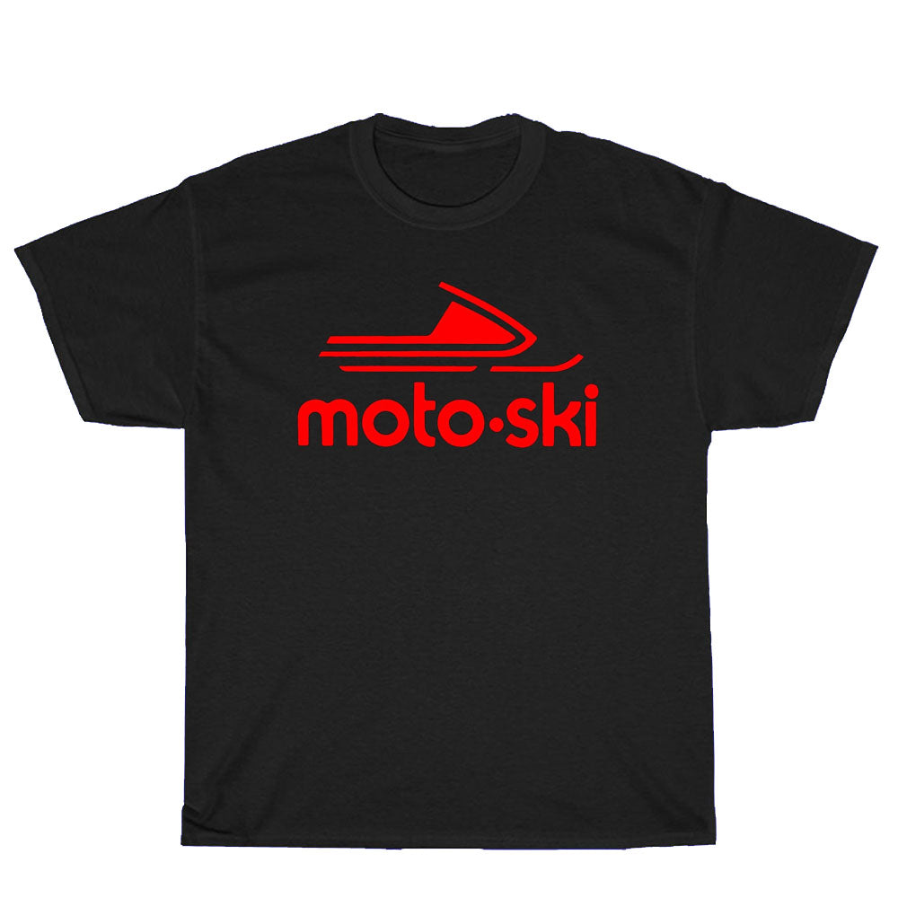 Moto Ski Snowmobile Snow Mobile logo Men's Unisex T Shirt Size S to 3XL