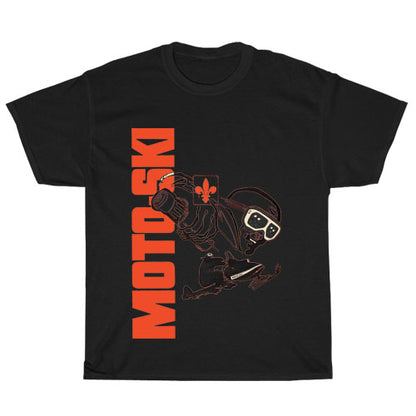 Moto Ski logo Men's Unisex T Shirt Size S to 3XL