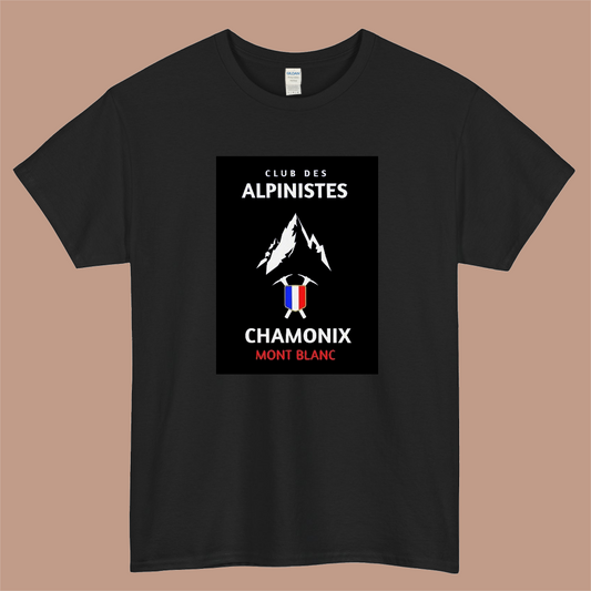 Mountaineering Chamonix Logo Mens Unisex Short Sleeve T-Shirt Size S-3XL - P