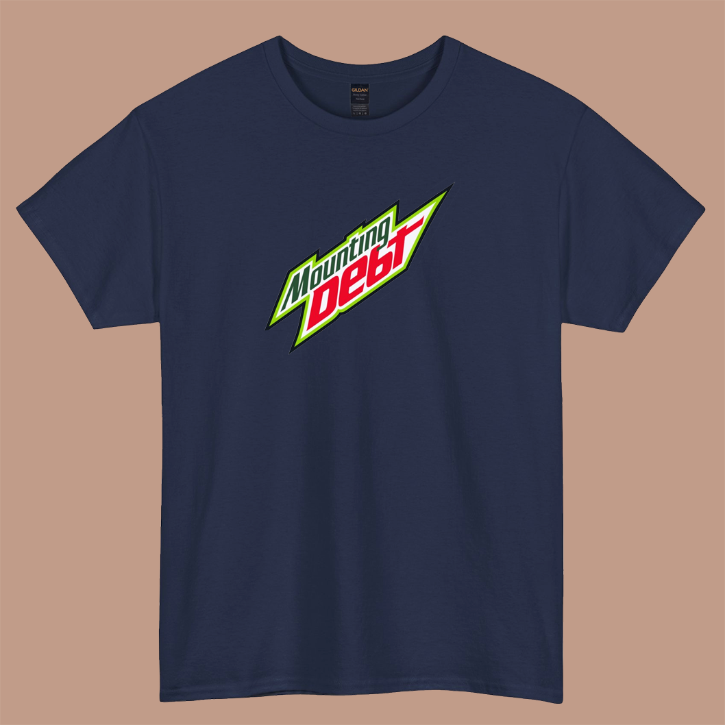 Mounting Debt logo SHORT SLEEVE T SHIRT S-3XL- P