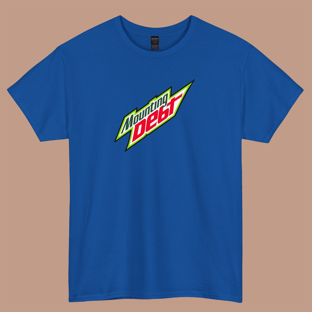Mounting Debt logo SHORT SLEEVE T SHIRT S-3XL- P
