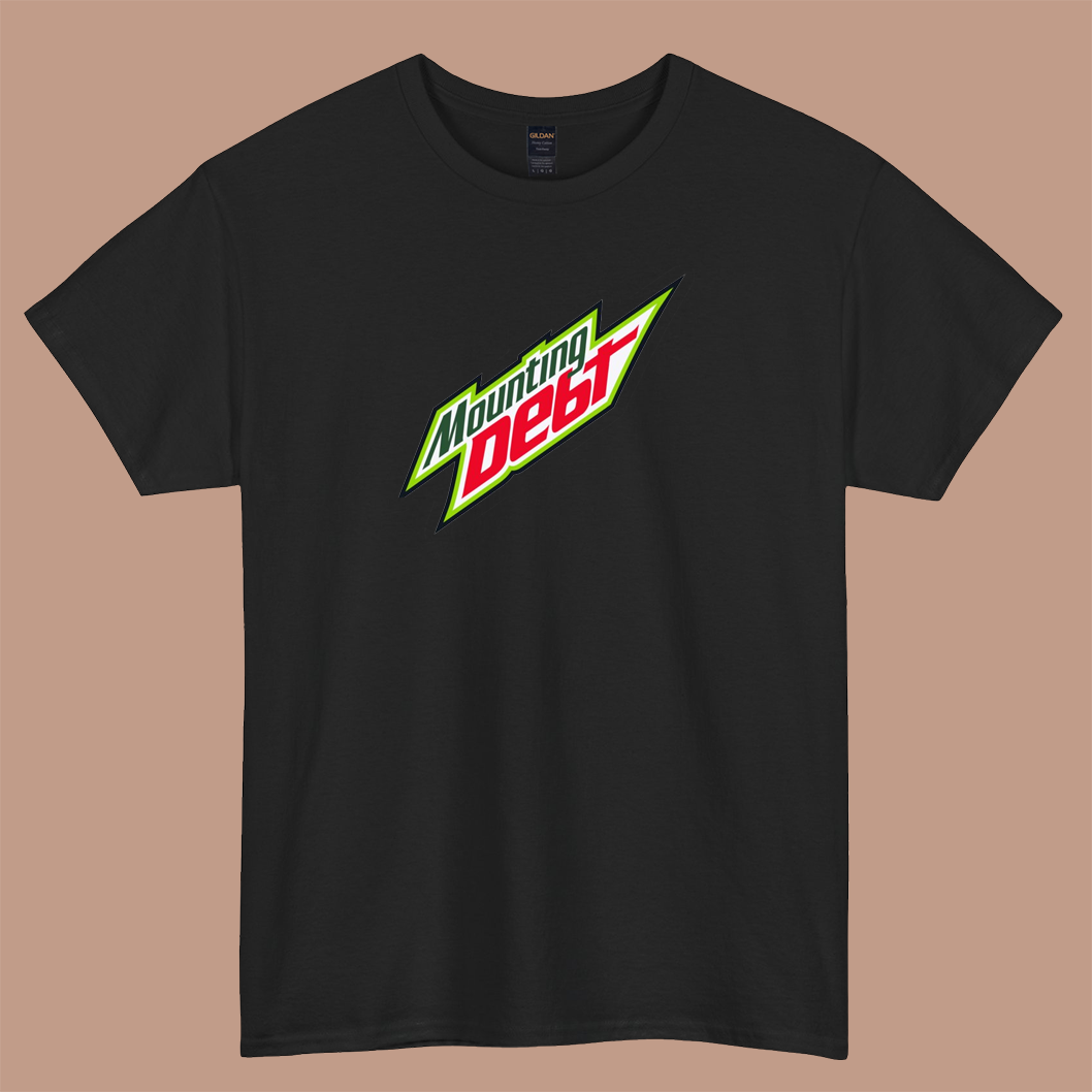 Mounting Debt logo SHORT SLEEVE T SHIRT S-3XL- P