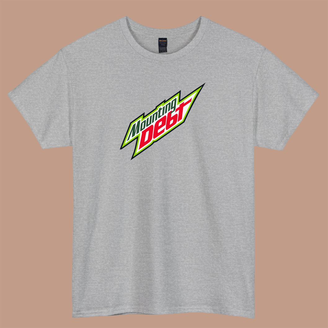 Mounting Debt logo SHORT SLEEVE T SHIRT S-3XL- P