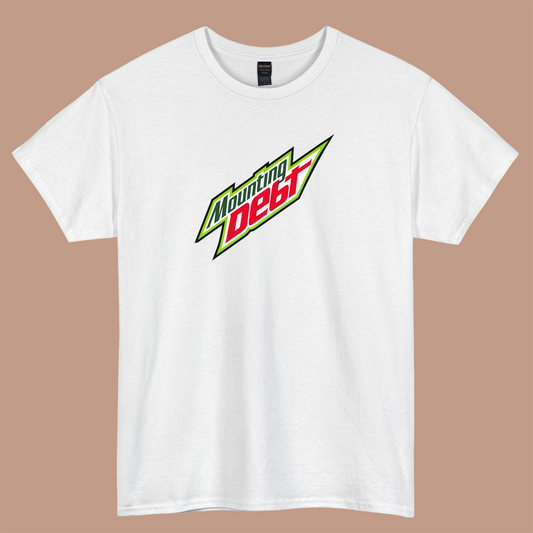 Mounting Debt logo SHORT SLEEVE T SHIRT S-3XL- P