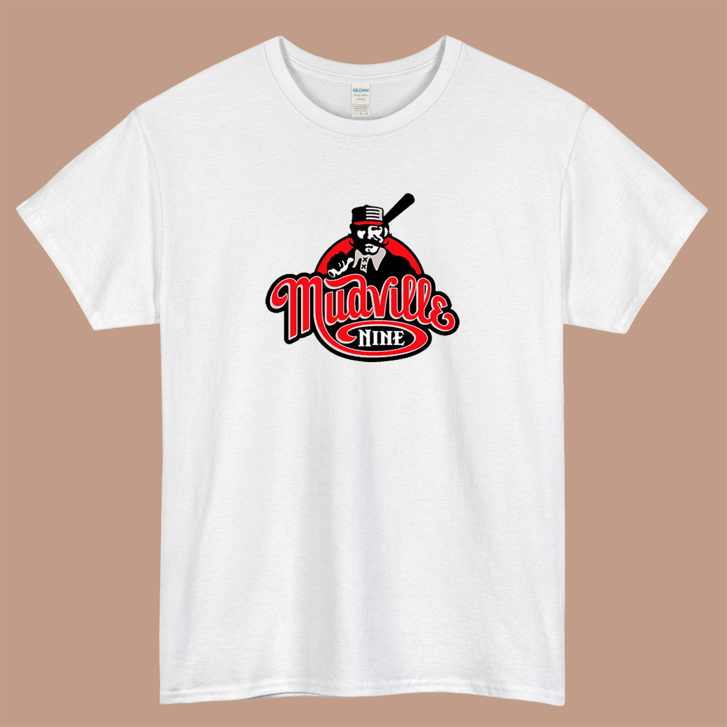 Mudville Nine Baseball Logo Mens Unisex Short Sleeve T-Shirt Size S-3XL - P