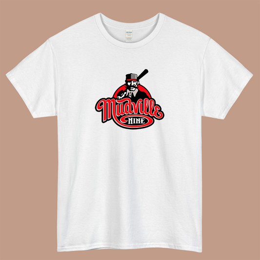 Mudville Nine Baseball Logo Mens Unisex Short Sleeve T-Shirt Size S-3XL - P