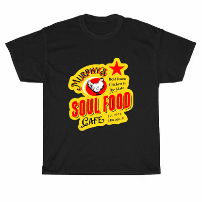 Murphy's Soul Food Cafe The Blues Brother logo Men's Unisex T Shirt Size S to 3XL