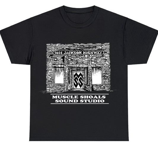 Muscle Shoals Recording Studio Logo Men's Unisex T Shirt Size S to 3XL
