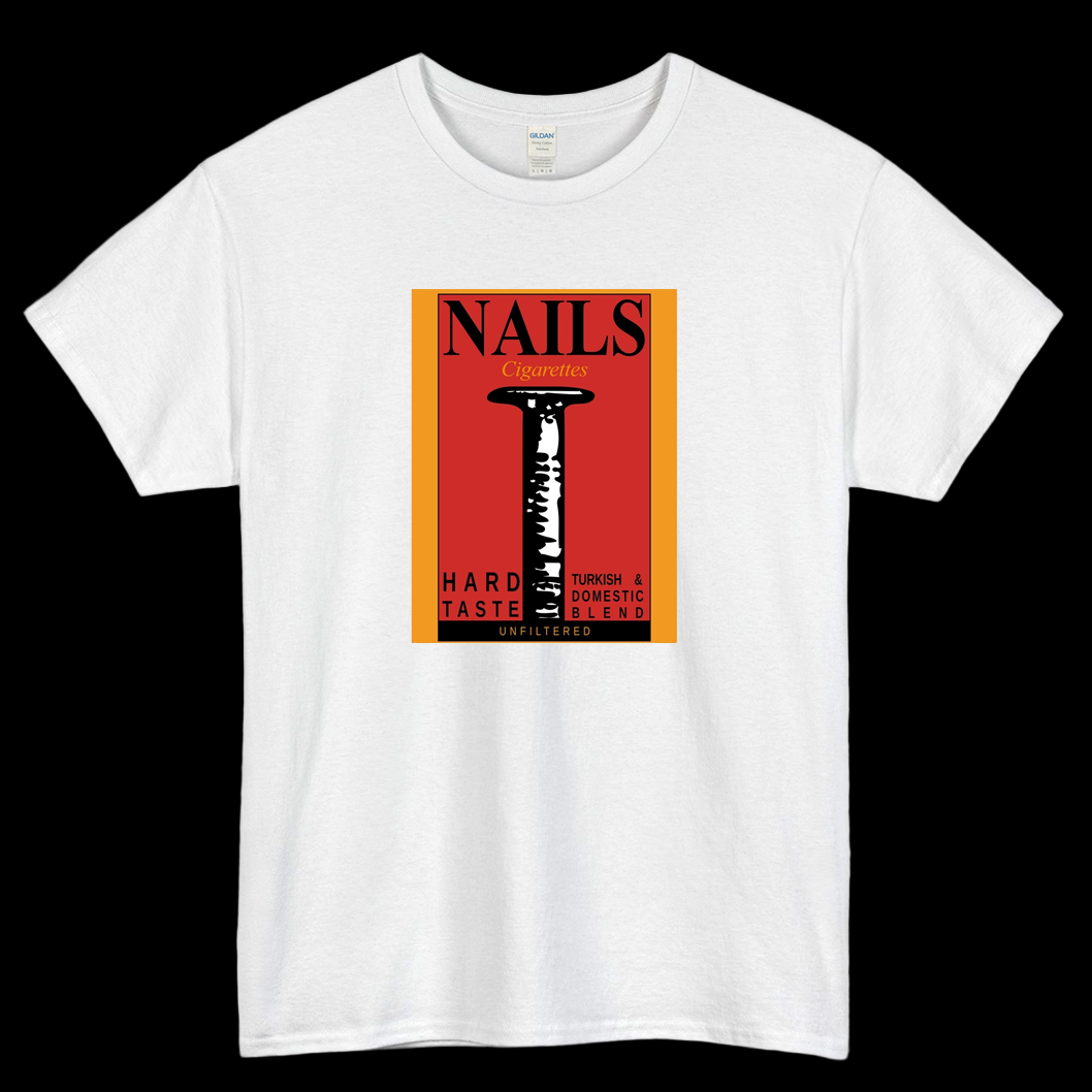 NAILS Cigarettes Unfiltered Logo Mens Unisex Short Sleeve T-Shirt Size S-3XL - P