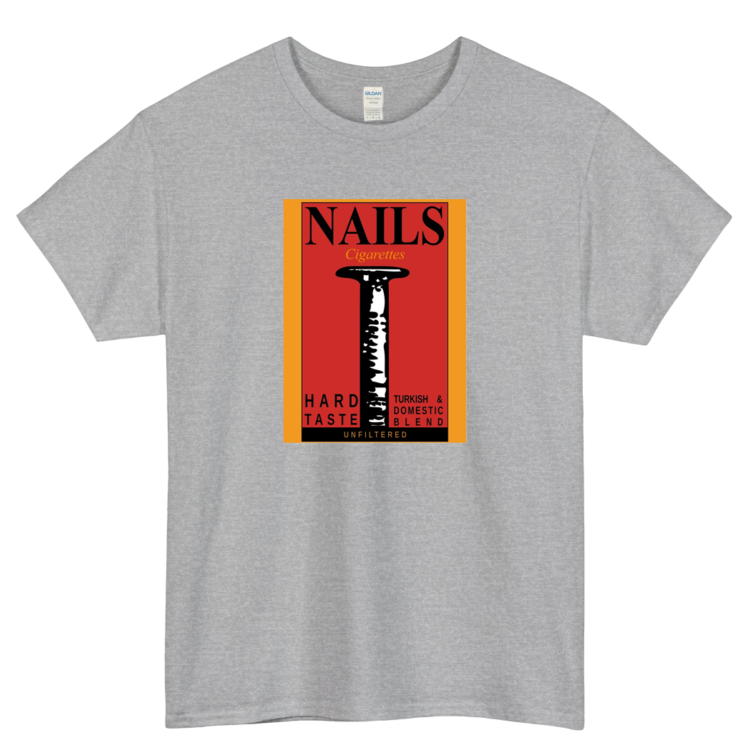 NAILS Cigarettes Unfiltered Logo Mens Unisex Short Sleeve T-Shirt Size S-3XL - P