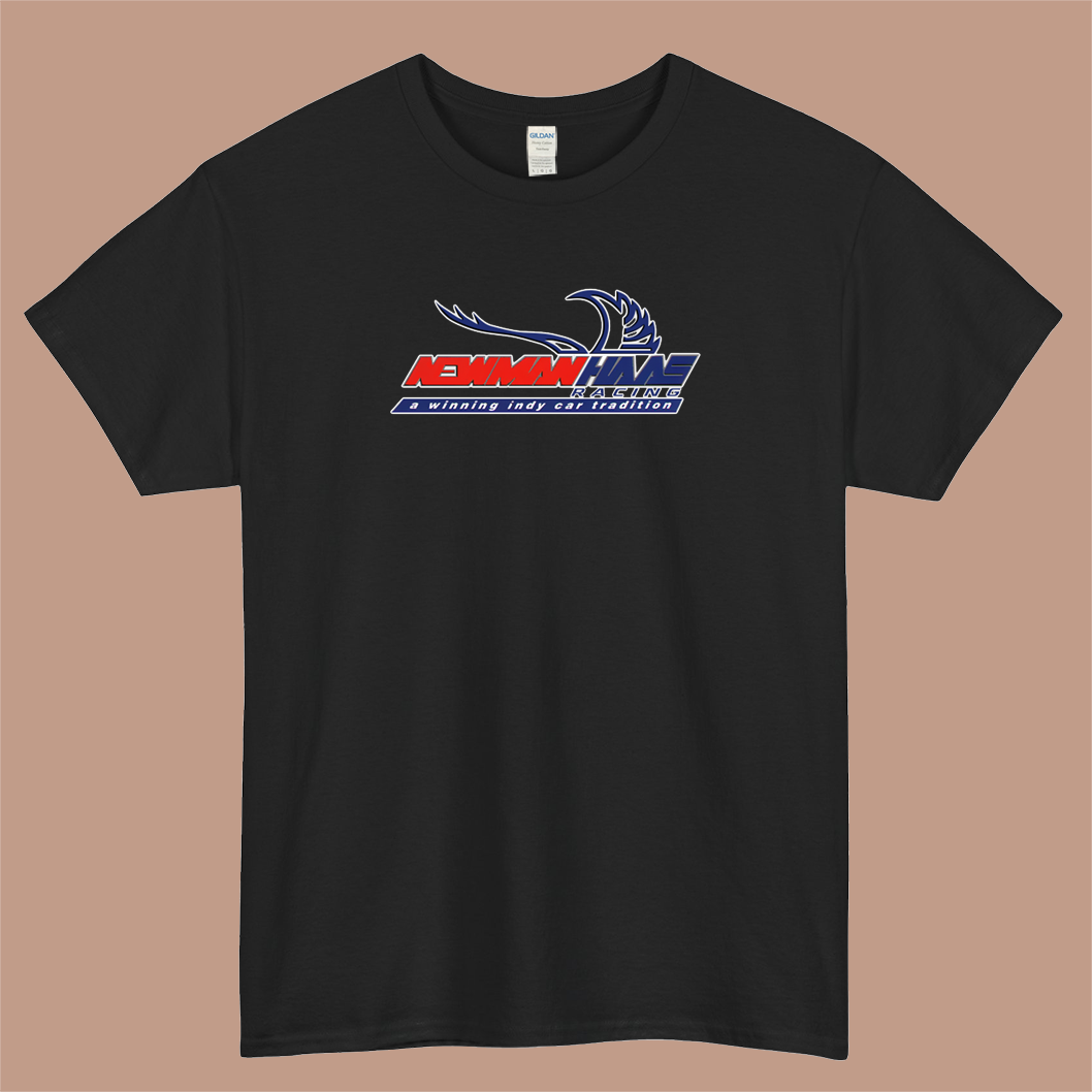 NEWMAN HAAS Racing Logo Mens Unisex Short Sleeve T-Shirt Size S-3XL - P