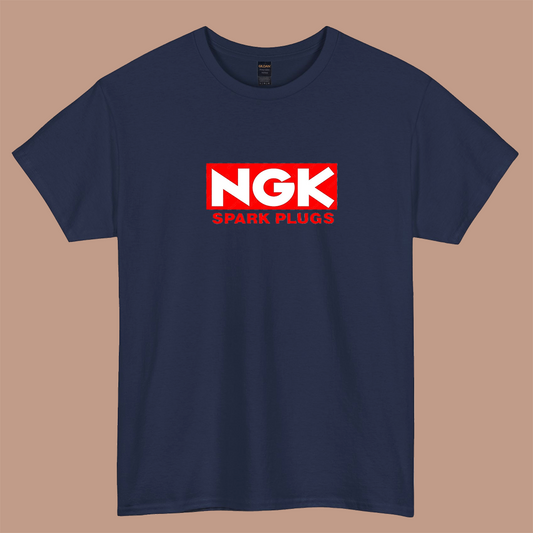 NGK Spark Plugs Logo short sleeve t shirt S-3XL -P