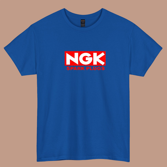NGK Spark Plugs Logo short sleeve t shirt S-3XL -P