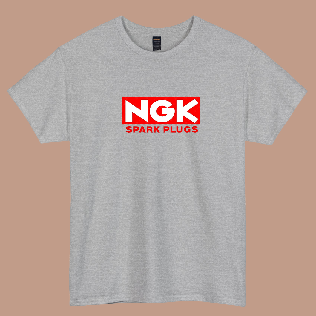 NGK Spark Plugs Logo short sleeve t shirt S-3XL -P