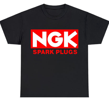 NGK Spark Plugs Logo Men's Unisex T Shirt Size S to 3XL