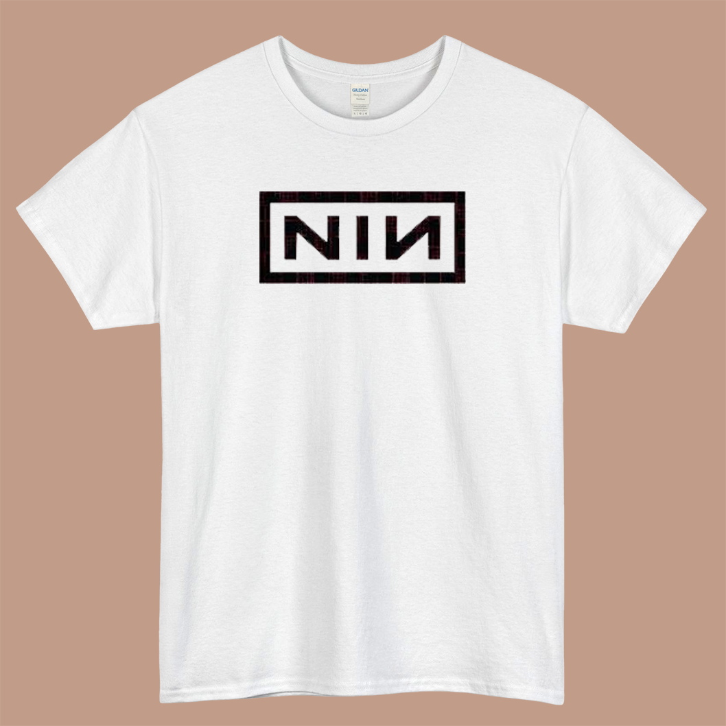 NIN Nine Inch Nails Logo Mens Unisex Short Sleeve T-Shirt Size S-3XL - P