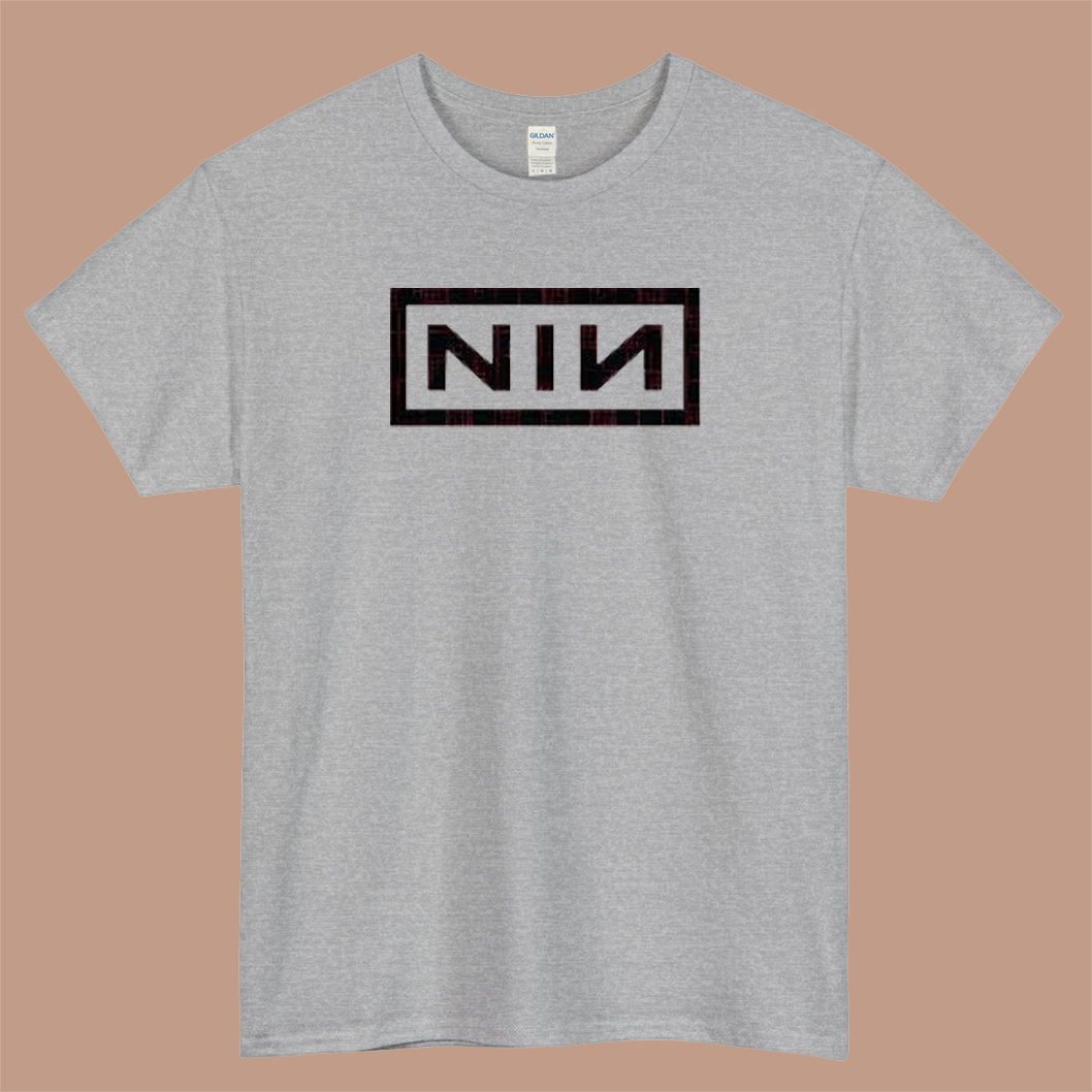 NIN Nine Inch Nails Logo Mens Unisex Short Sleeve T-Shirt Size S-3XL - P