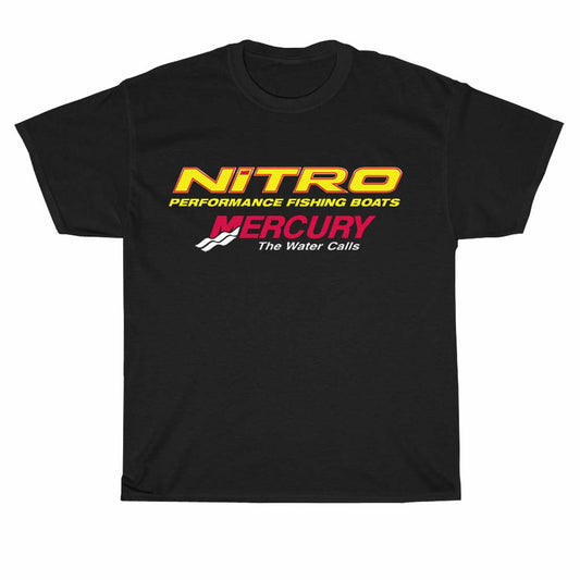 NITRO BOATS Z21 MERCURY WATER CALL Logo Unisex Men's T Shirt Size S to 3XL