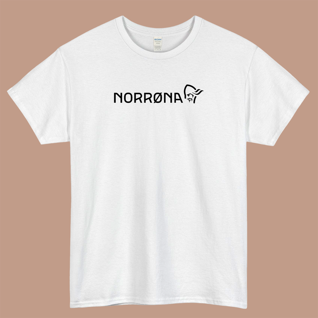 NORORRONA Logo Mens Unisex Short Sleeve T-Shirt Size S-3XL - P