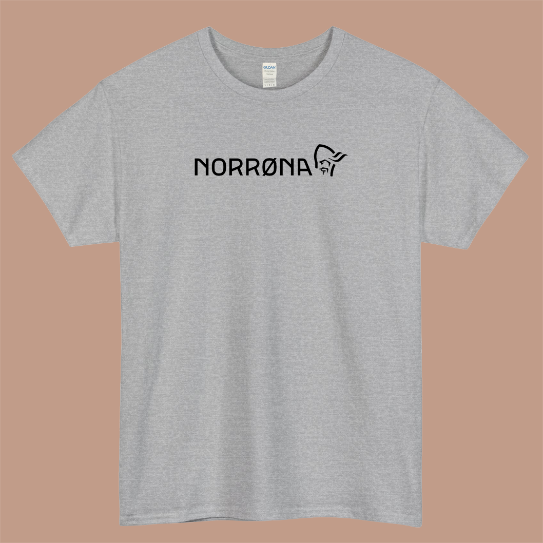 NORORRONA Logo Mens Unisex Short Sleeve T-Shirt Size S-3XL - P