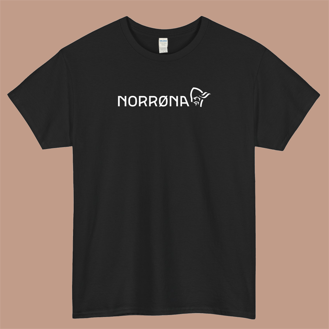 NORORRONA Logo Mens Unisex Short Sleeve T-Shirt Size S-3XL - P