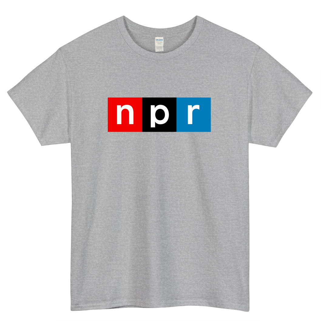 National public radio logo SHORT SLEEVE T SHIRT -P