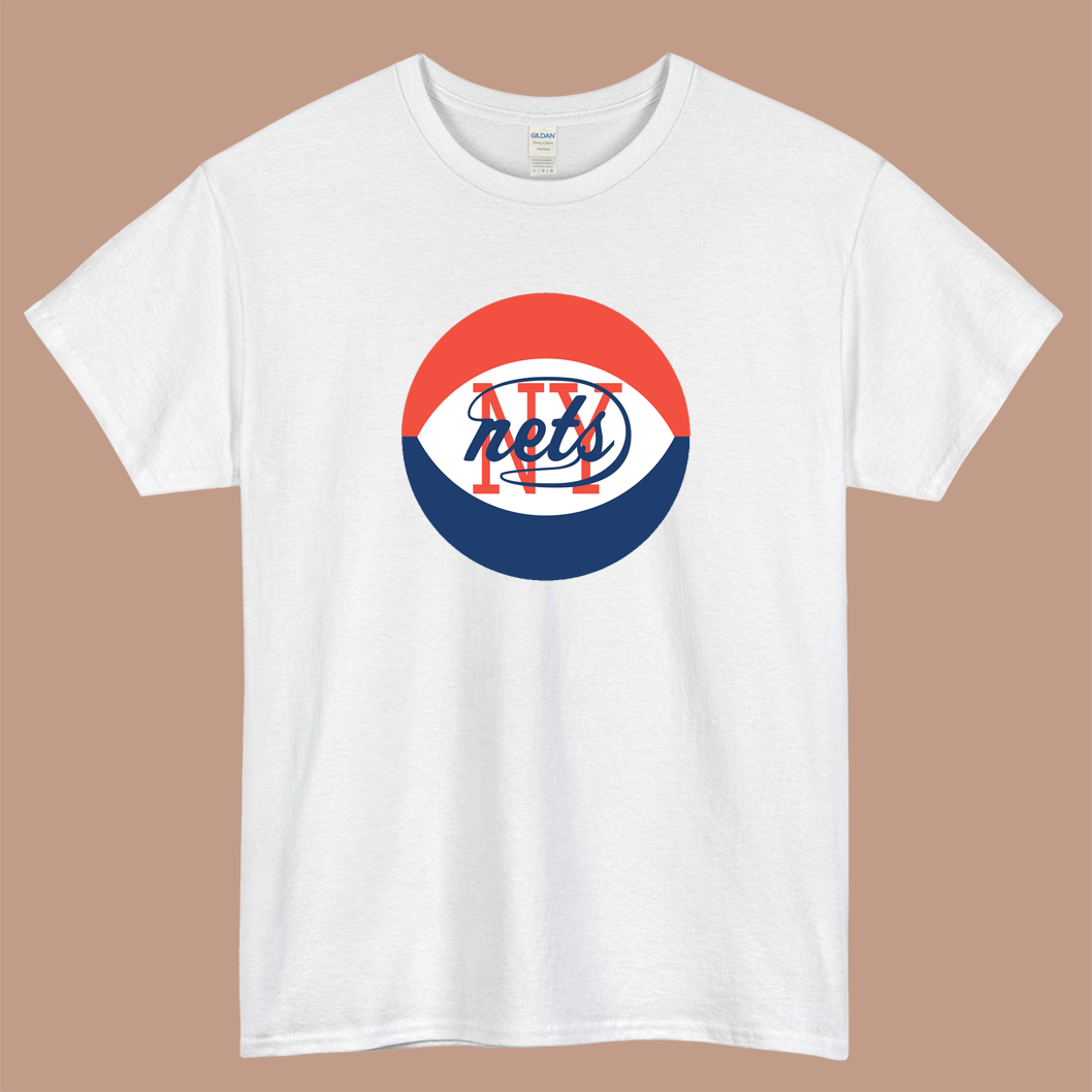 NY NETS Logo Mens Unisex Short Sleeve T-Shirt Size S-3XL