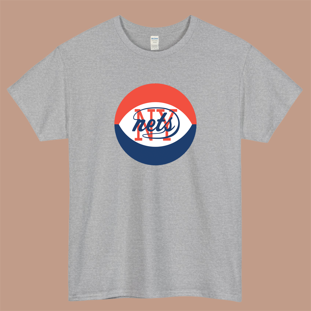 NY NETS Logo Mens Unisex Short Sleeve T-Shirt Size S-3XL