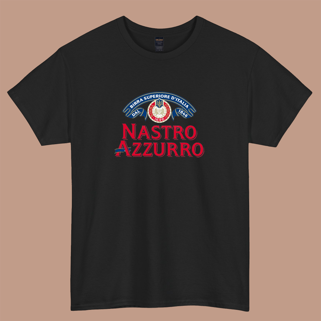 Nastro Azzurro logo short sleeve t shirt S-3XL -P