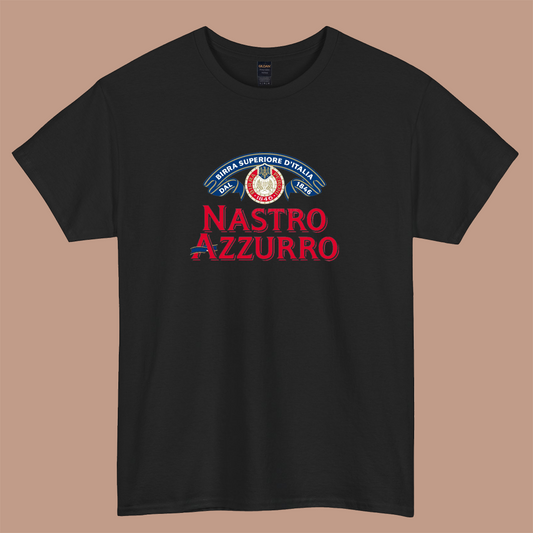 Nastro Azzurro logo short sleeve t shirt S-3XL -P