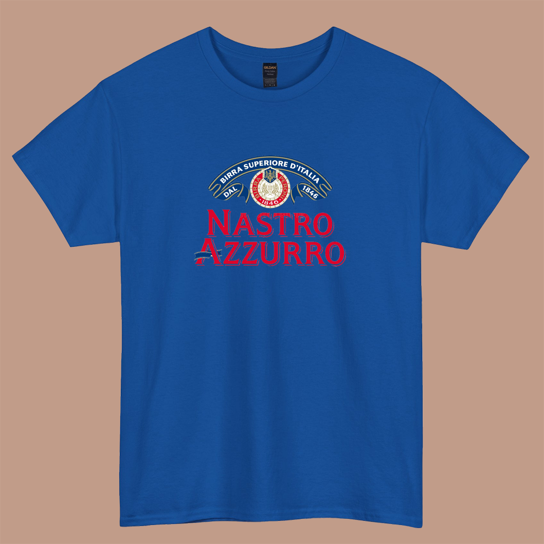Nastro Azzurro Logo short sleeve t shirt S-3XL -P