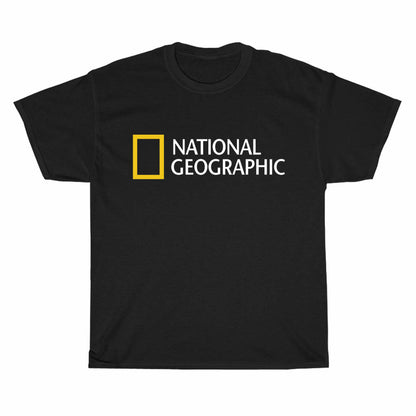 National Geographic Logo Men's Unisex T Shirt Size S to 3XL