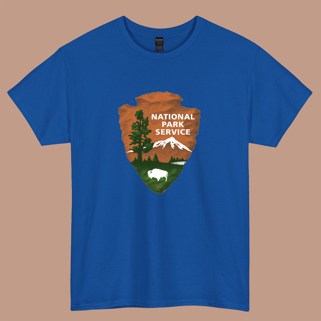 National Park Service logo SHORT SLEEVE T SHIRT S-3XL- P